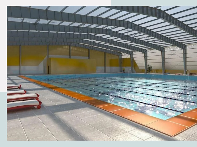 Строительство крытых бассейнов в Новом Уренгое