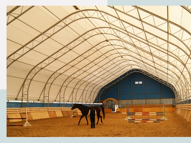 Строительство конных манежей в Новом Уренгое