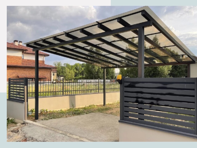 Металлические навесы в Новый Уренгой от 624 руб. за м²