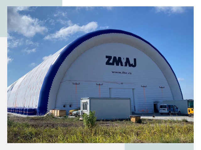 Брендирование ангаров в Новом Уренгое