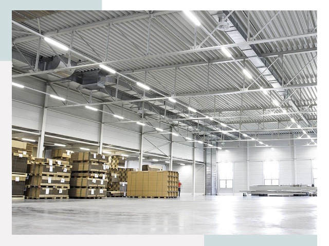 Освещение ангаров в Новом Уренгое