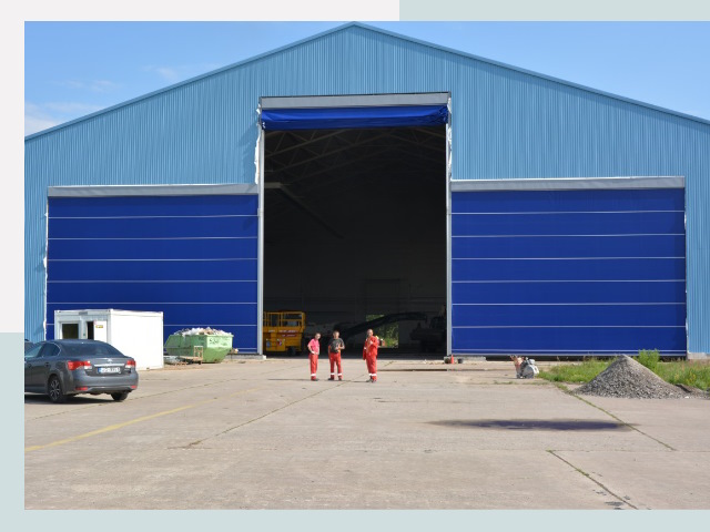 Ангарные ворота в Новый Уренгой от СтальСтрой-Нвг по цене 624 руб.