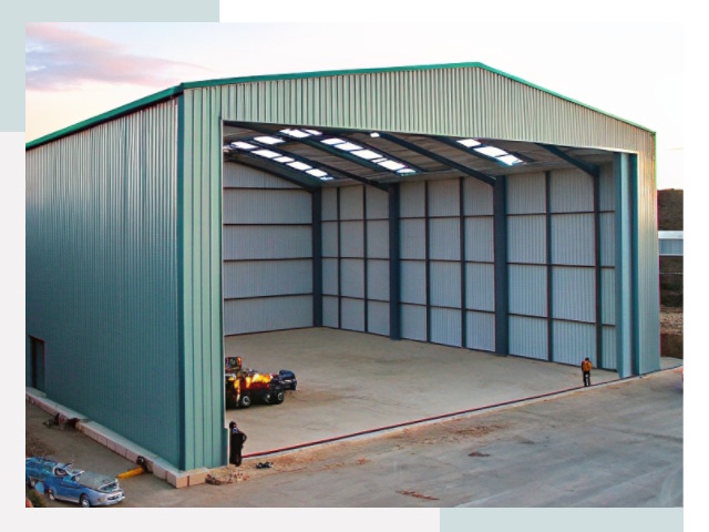 Строительство ангаров в Новом Уренгое