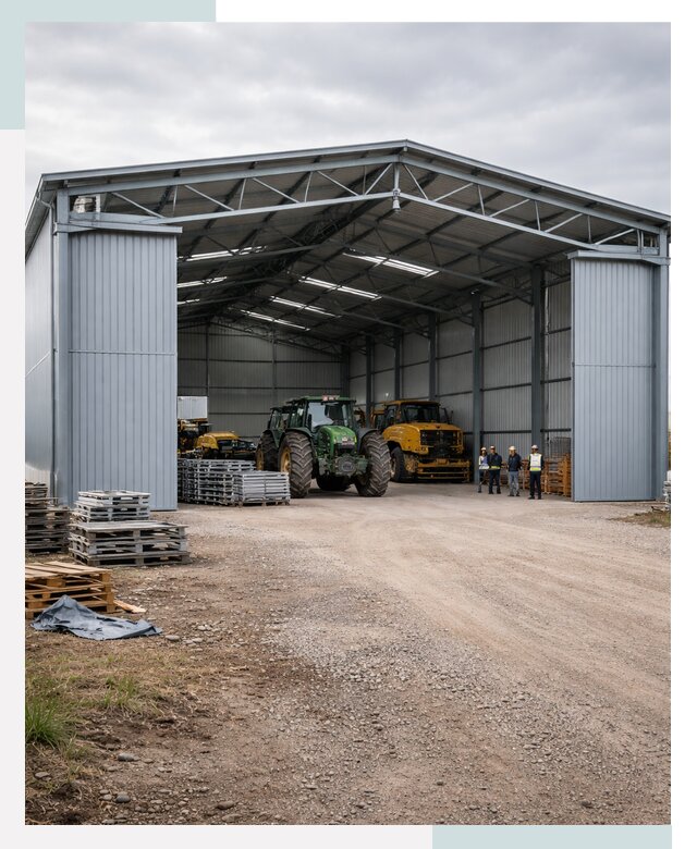 Ангары для сельхозтехники в Новом Уренгое от 20796 р. | СтальСтрой-Нвг