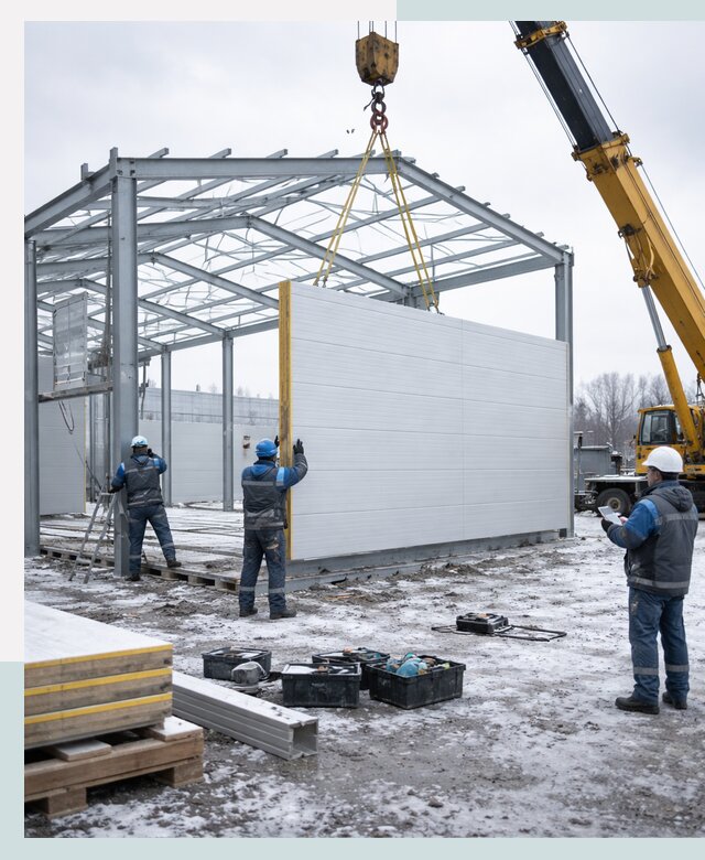 Строительство холодильных складов под ключ в Новом Уренгое