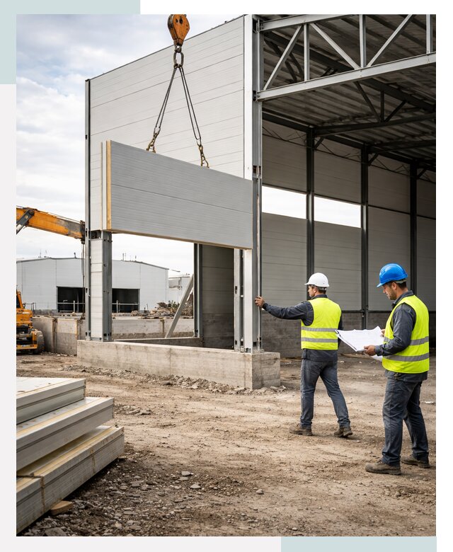 Склад из сэндвич панелей под ключ в Новом Уренгое от 9878 р. | СтальСтрой-Нвг