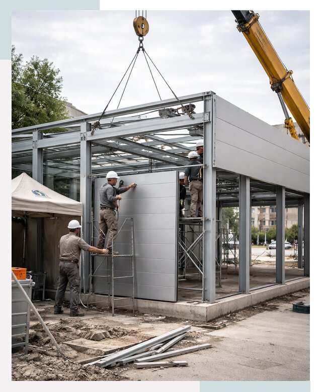 СтальСтрой-Нвг: торговый павильон под ключ в Новом Уренгое от 36393 р.
